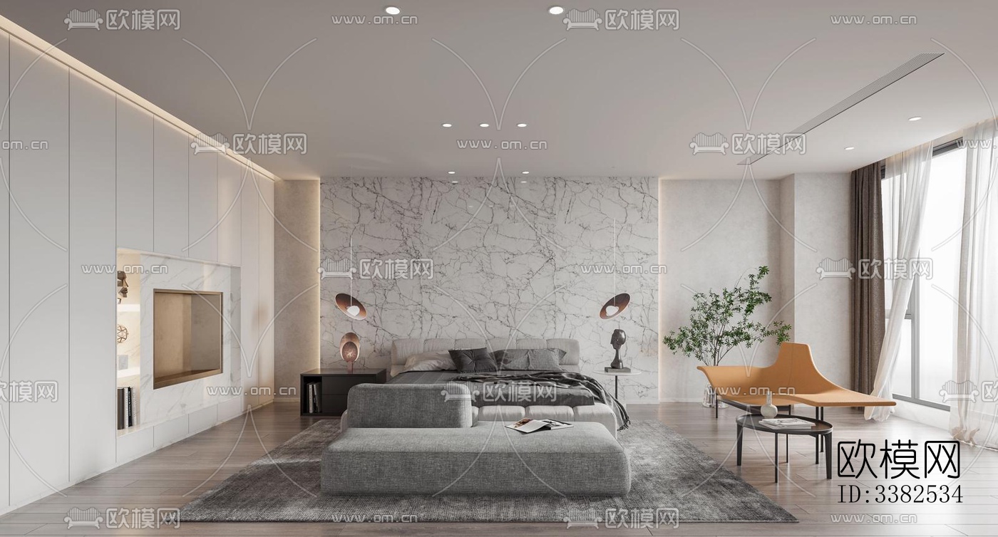 现代别墅效果图下载（渲染图2）