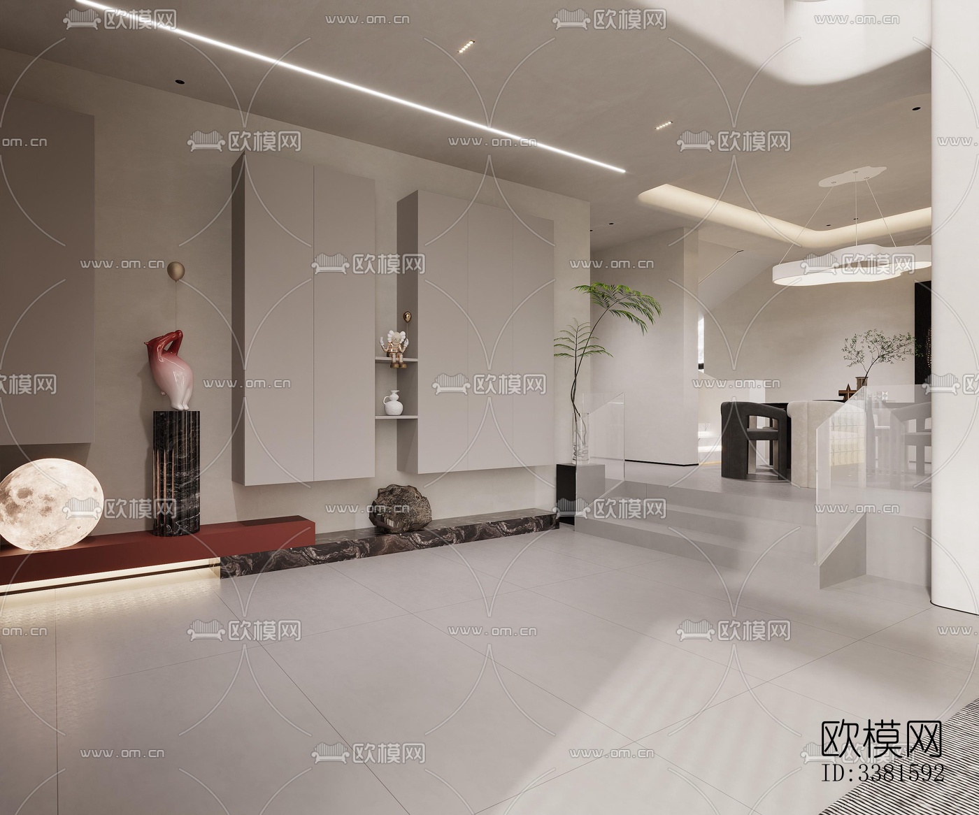 现代别墅效果图下载（渲染图9）