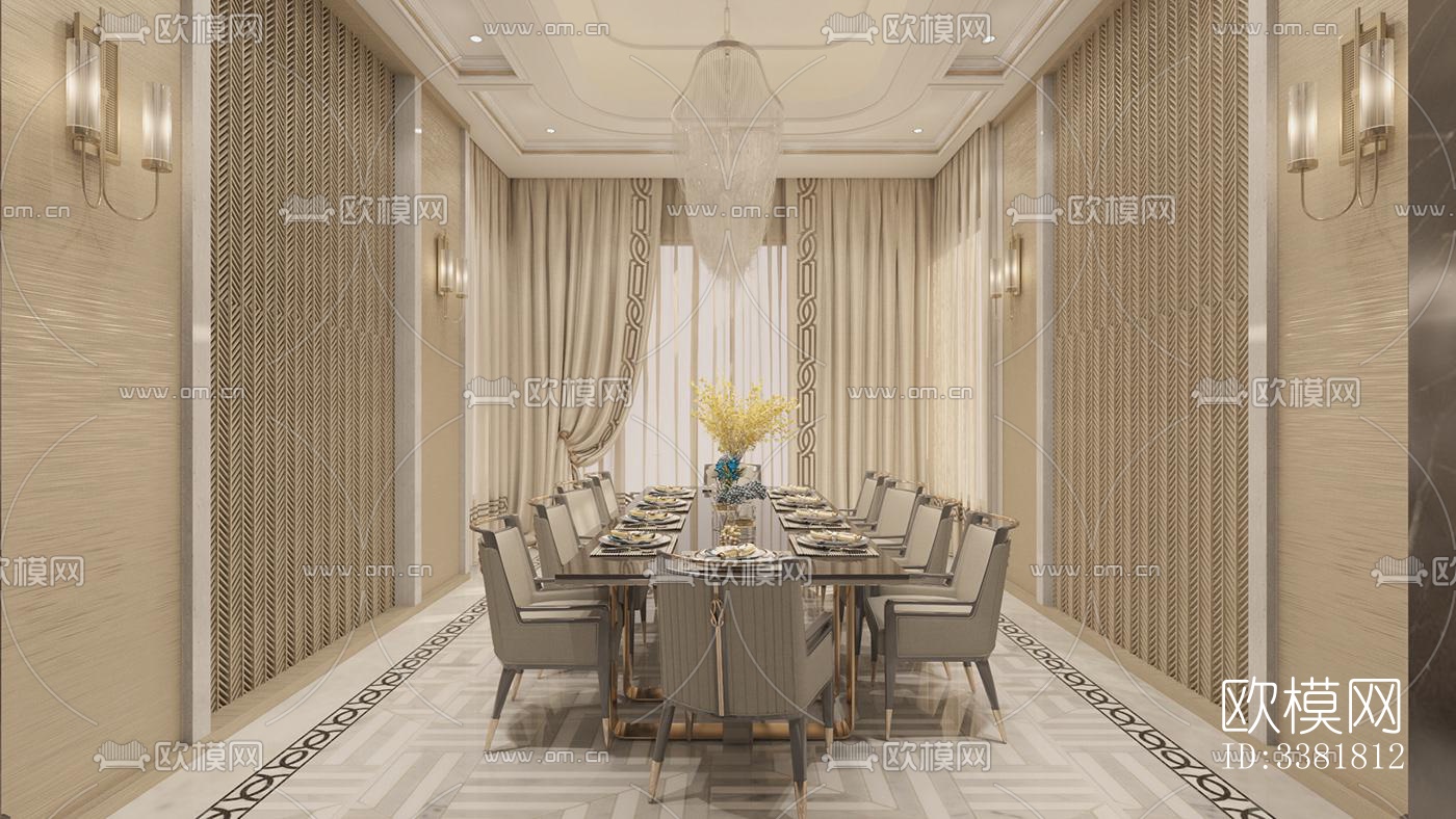 现代别墅效果图下载（渲染图12）