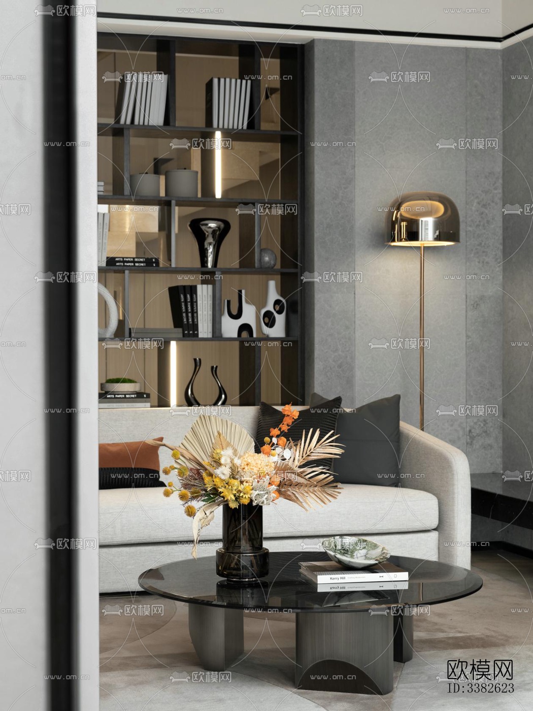 现代别墅效果图下载（渲染图7）