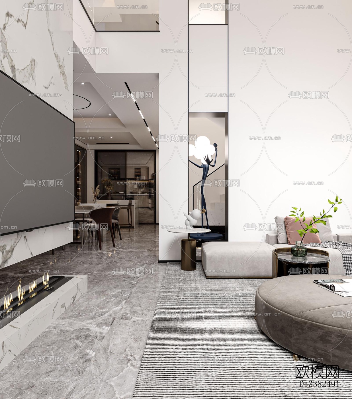 现代别墅效果图下载（渲染图6）