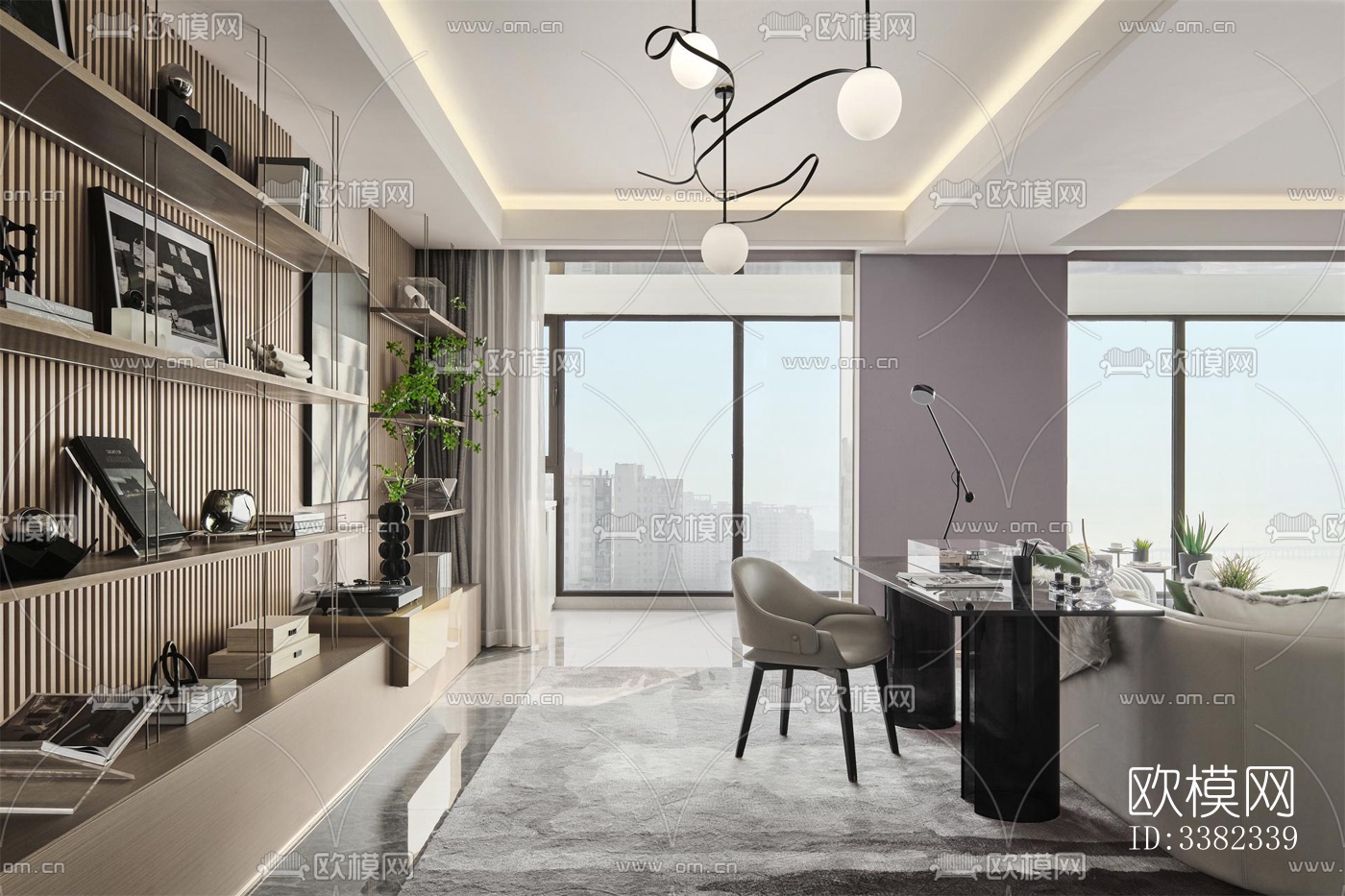 现代别墅效果图下载（渲染图10）