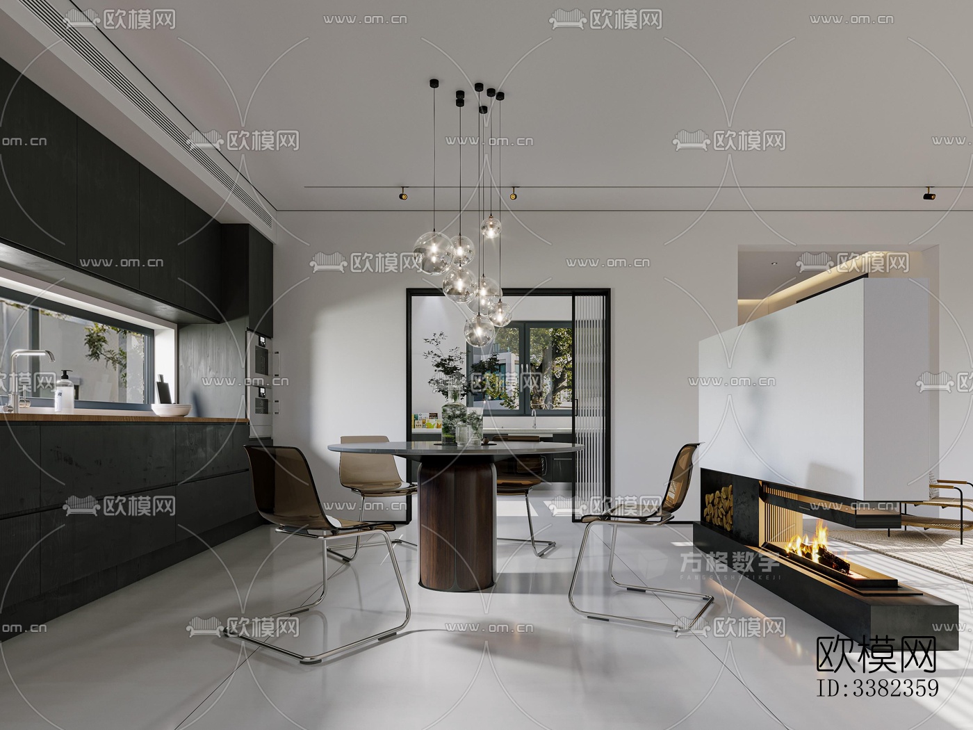 现代别墅效果图下载（渲染图1）