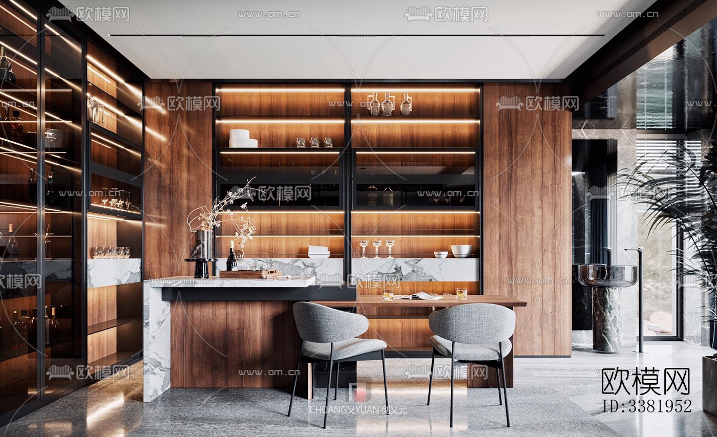 现代别墅效果图下载（渲染图14）