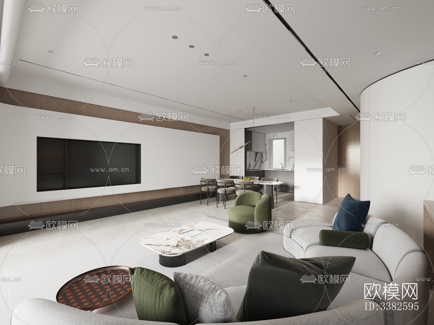 现代别墅效果图下载（渲染图9）