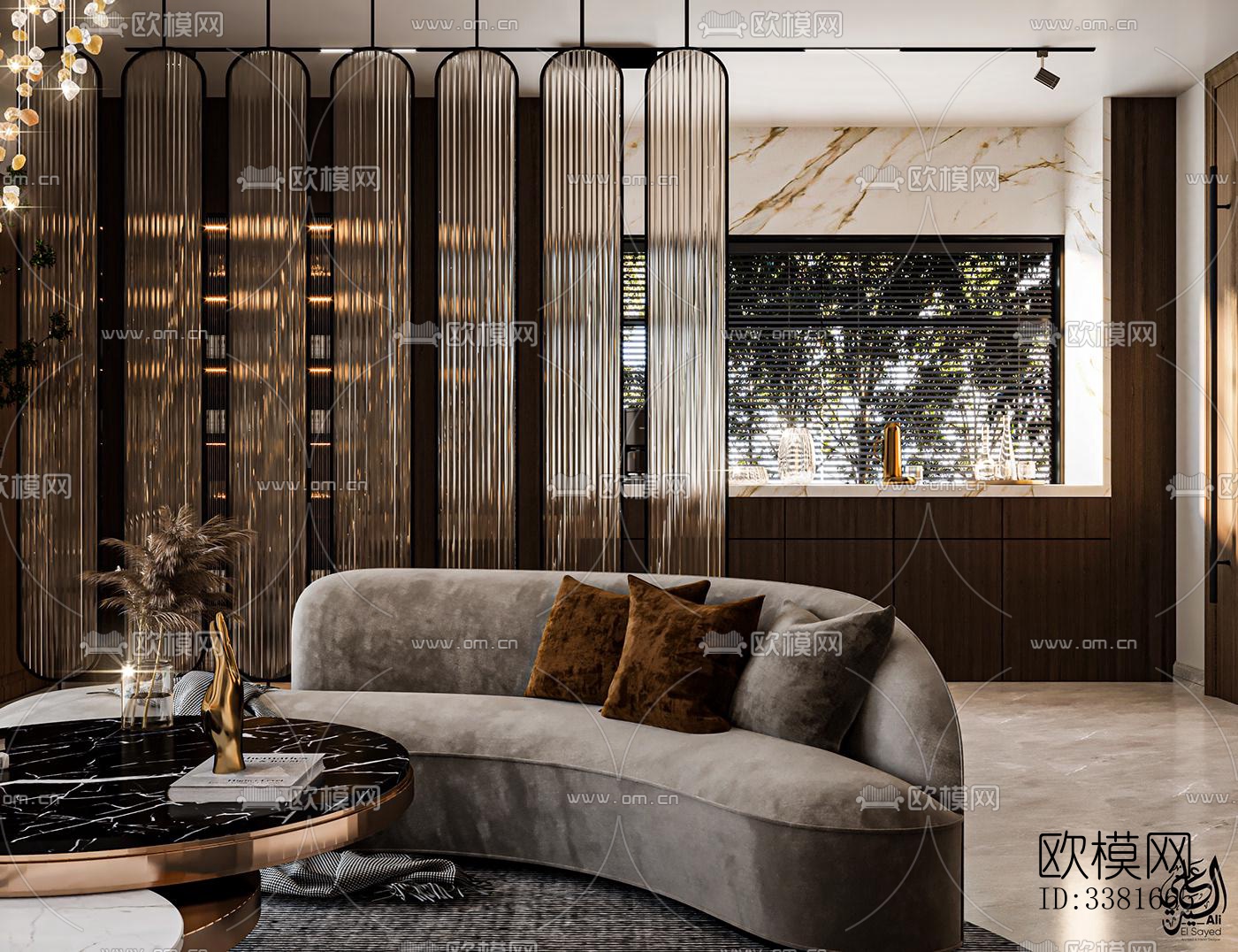 现代别墅效果图下载（渲染图7）