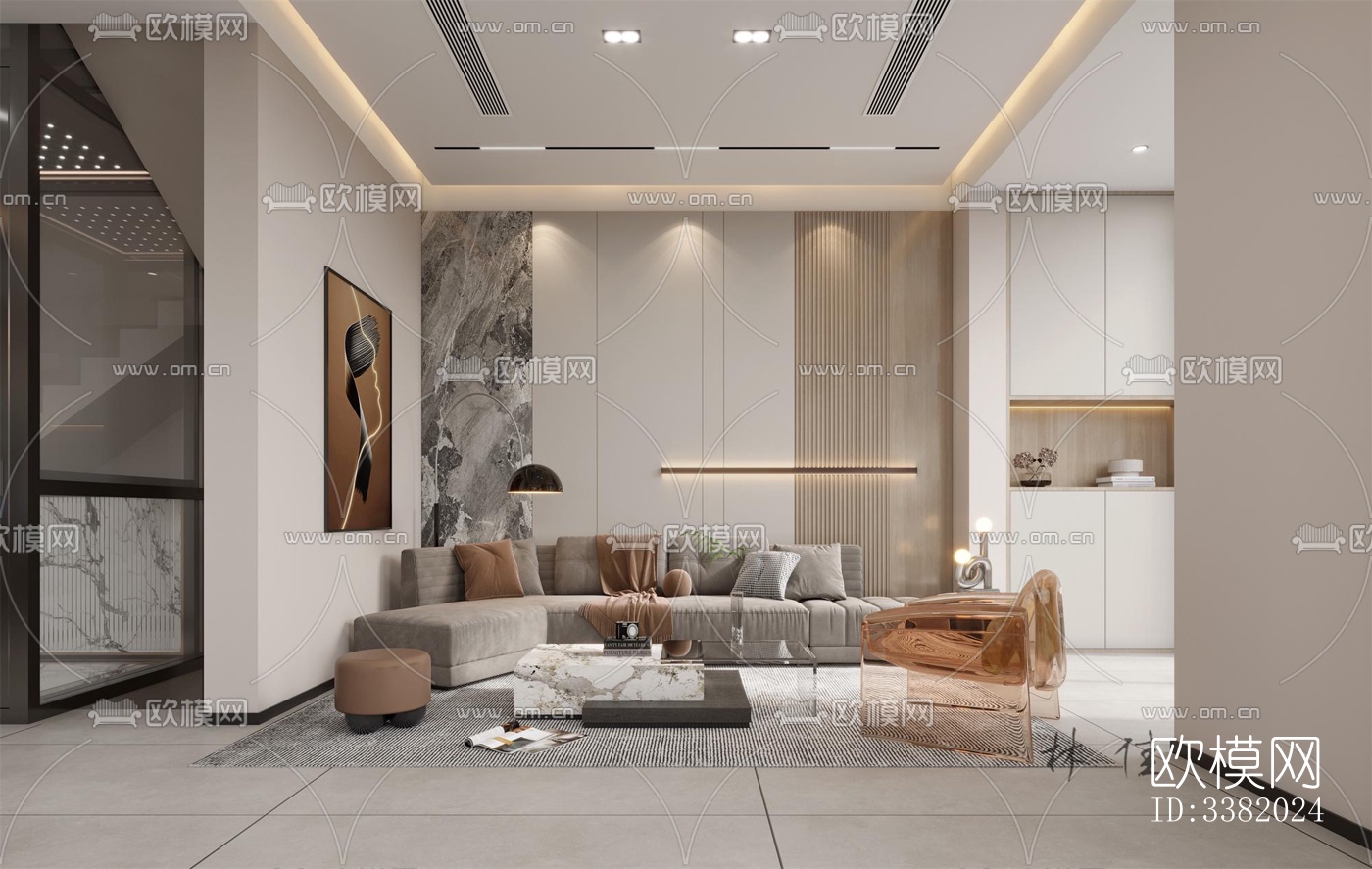 现代别墅效果图下载（渲染图1）