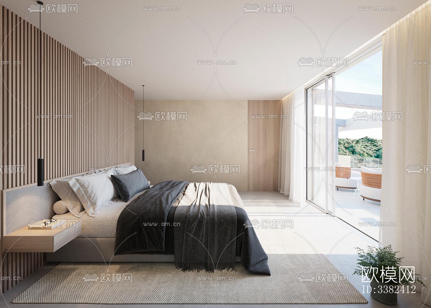 现代别墅效果图下载（渲染图5）