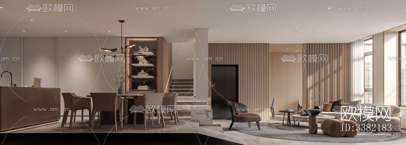 现代别墅效果图下载（渲染图2）