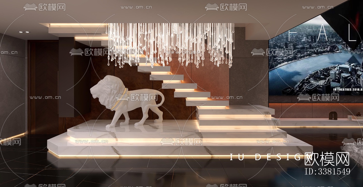 现代别墅效果图下载（渲染图11）