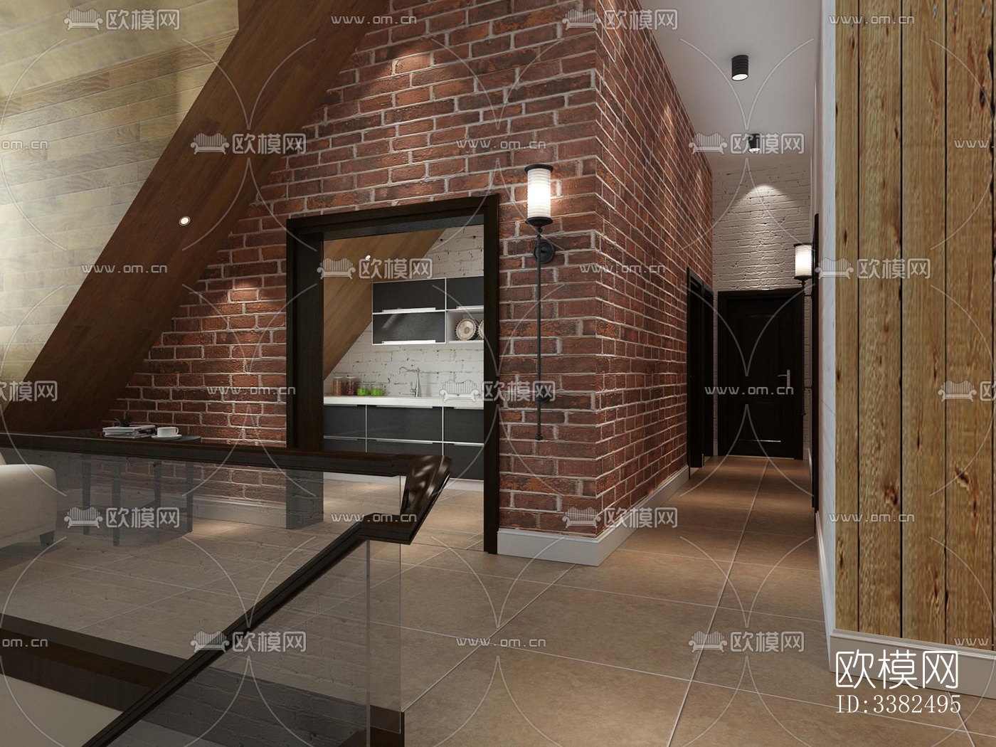 现代别墅效果图下载（渲染图12）