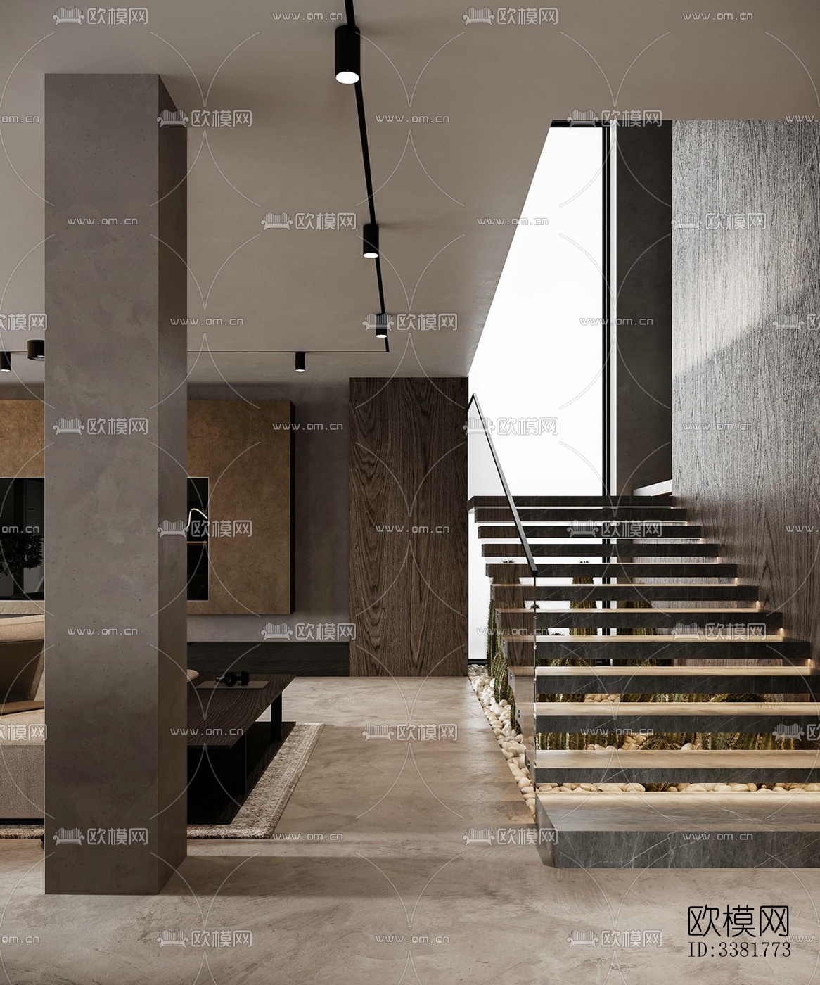 现代别墅效果图下载（渲染图17）