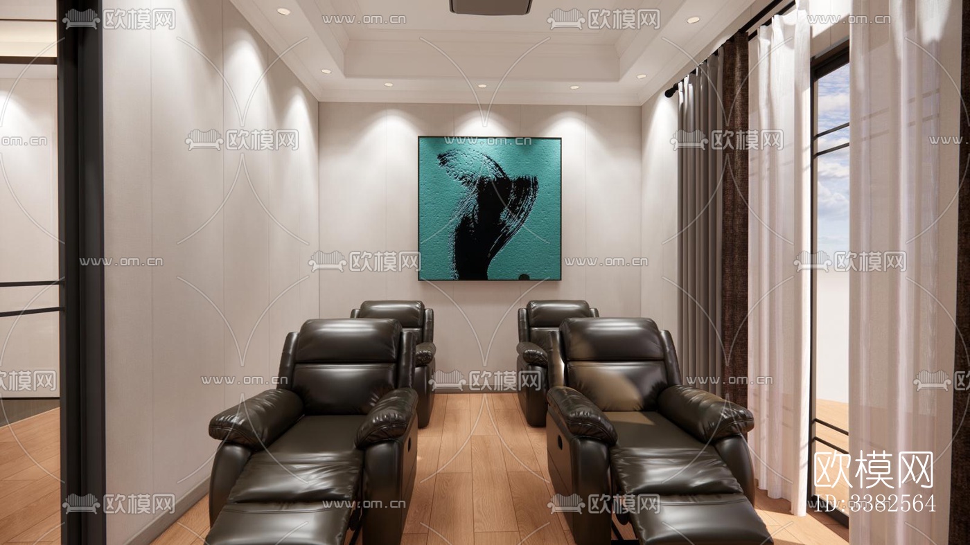 现代别墅效果图下载（渲染图8）