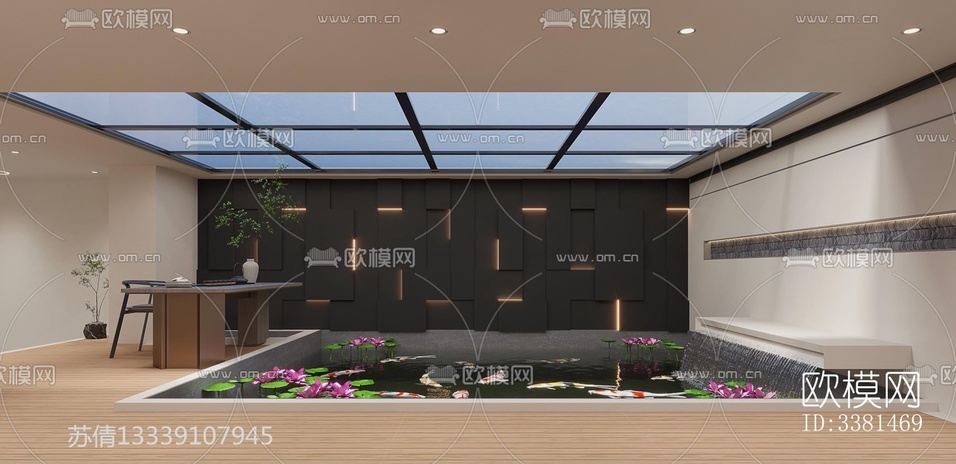 现代别墅效果图下载(渲染图10)