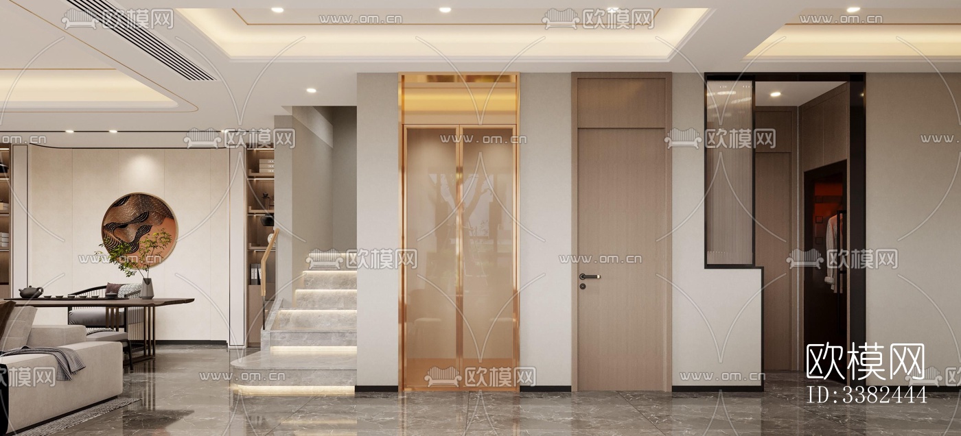 现代别墅效果图下载（渲染图6）