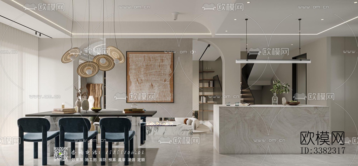 现代别墅效果图下载（渲染图6）