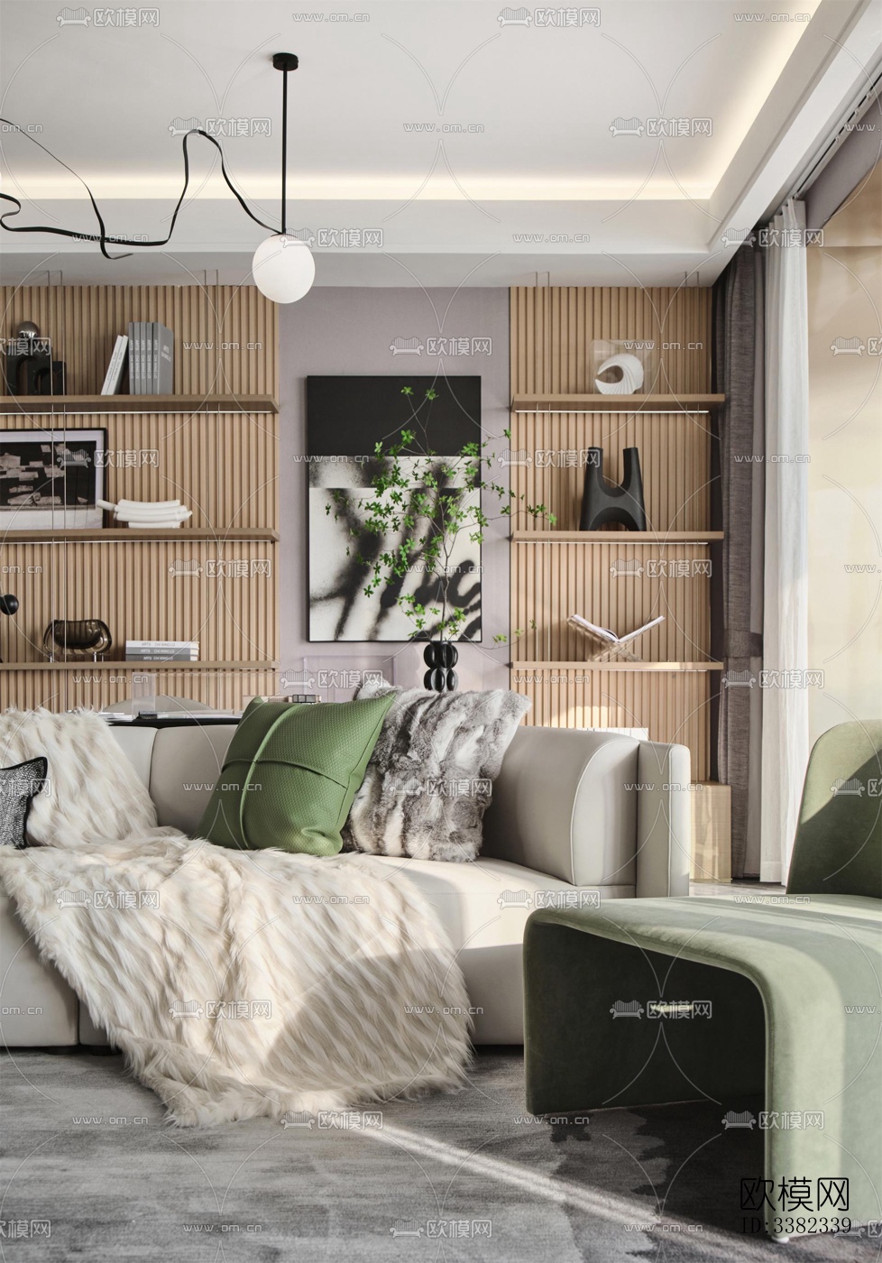 现代别墅效果图下载（渲染图15）