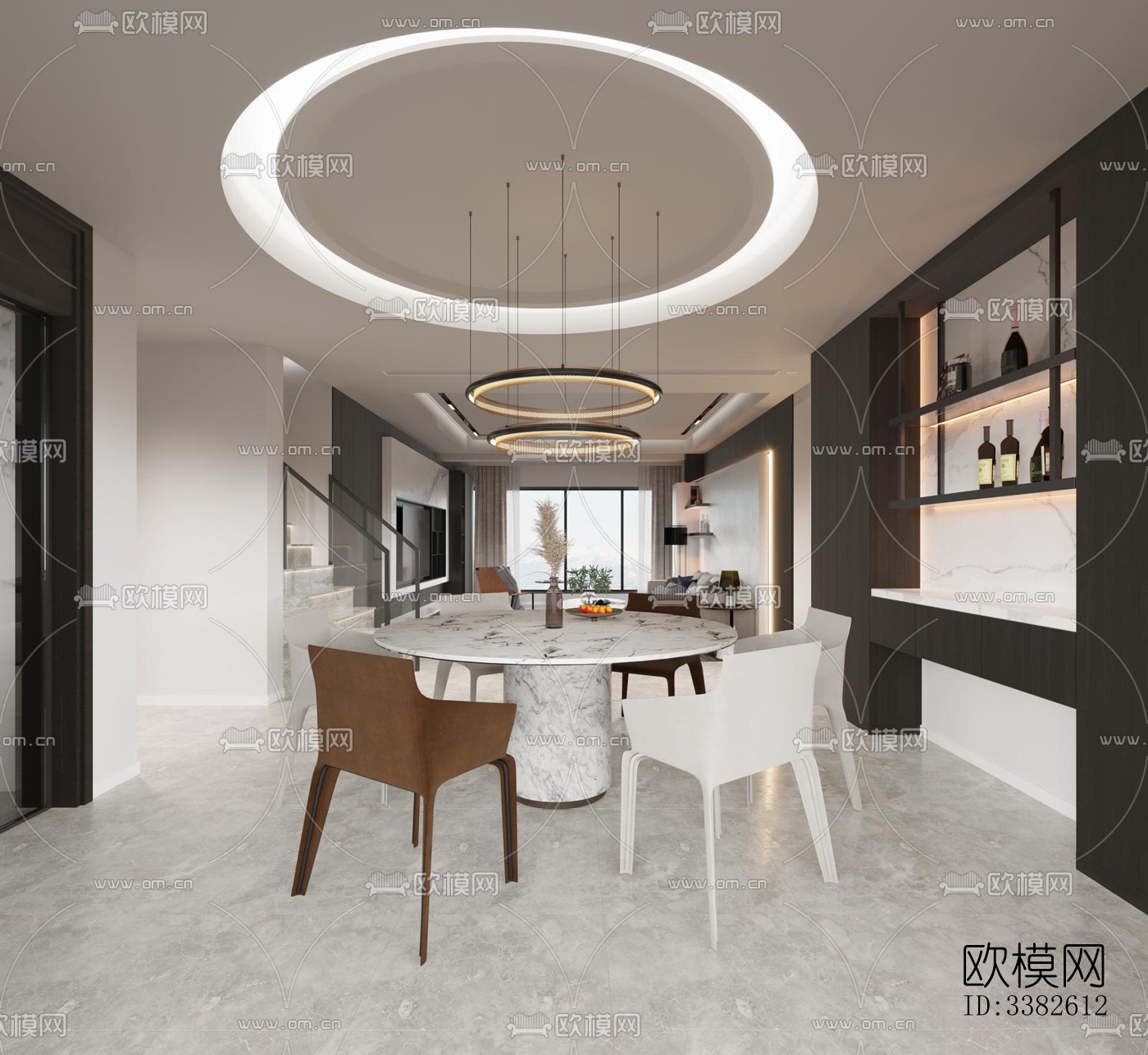 现代别墅效果图下载（渲染图11）