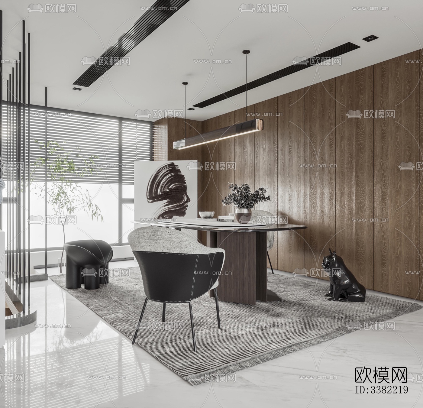 现代别墅效果图下载（渲染图6）