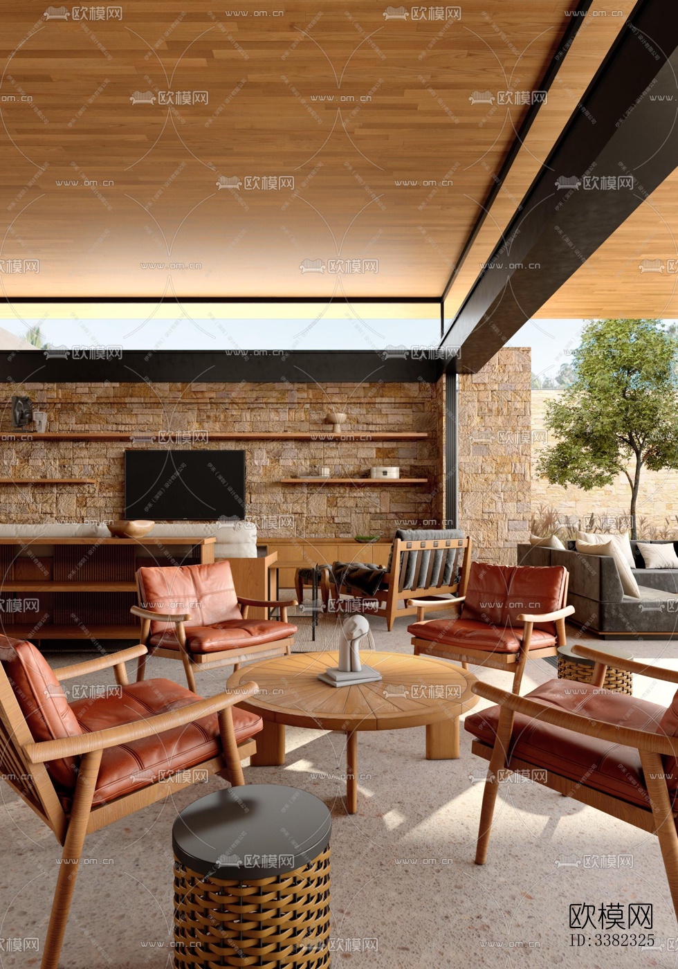 现代别墅效果图下载（渲染图10）