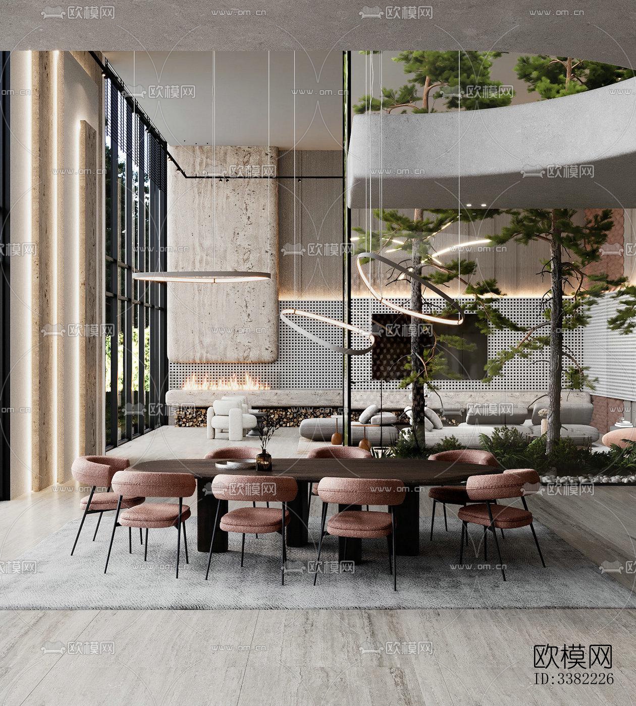 现代别墅效果图下载（渲染图3）