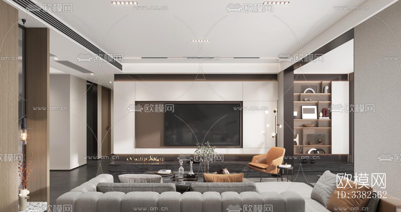 现代别墅效果图下载（渲染图4）