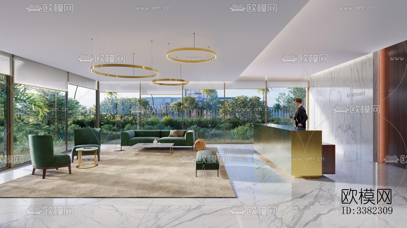 现代别墅效果图下载（渲染图6）