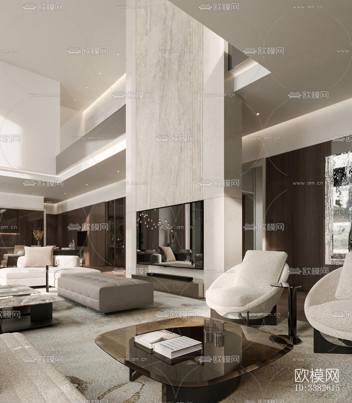 现代别墅效果图下载（渲染图18）