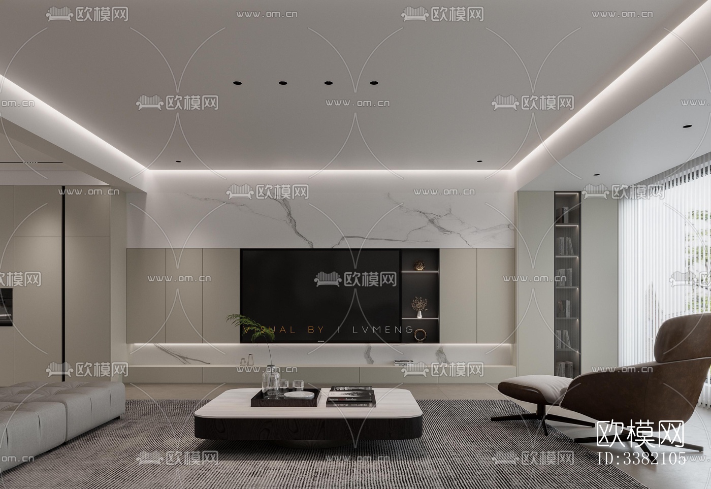 现代别墅效果图下载（渲染图12）