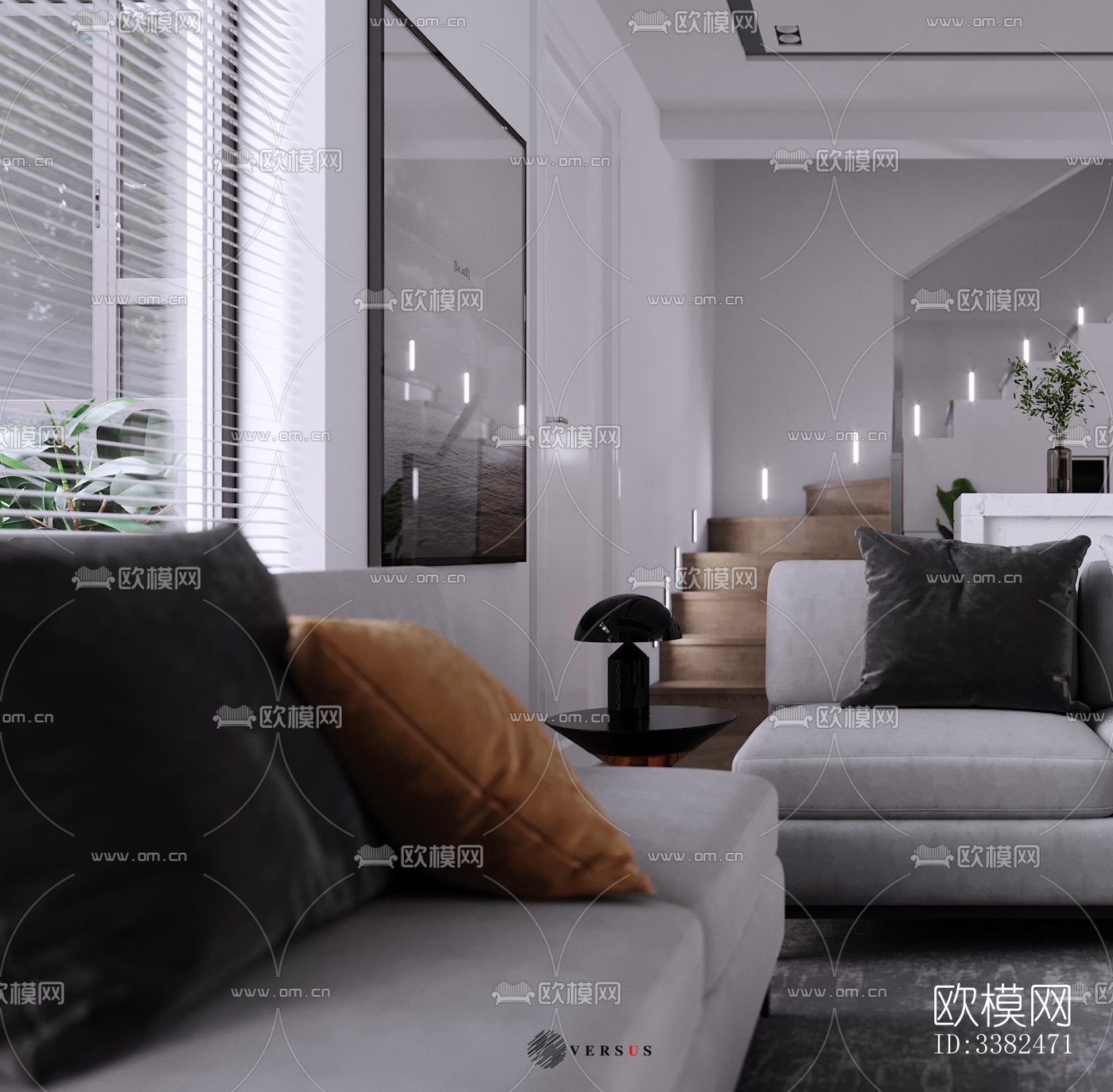 现代别墅效果图下载（渲染图16）