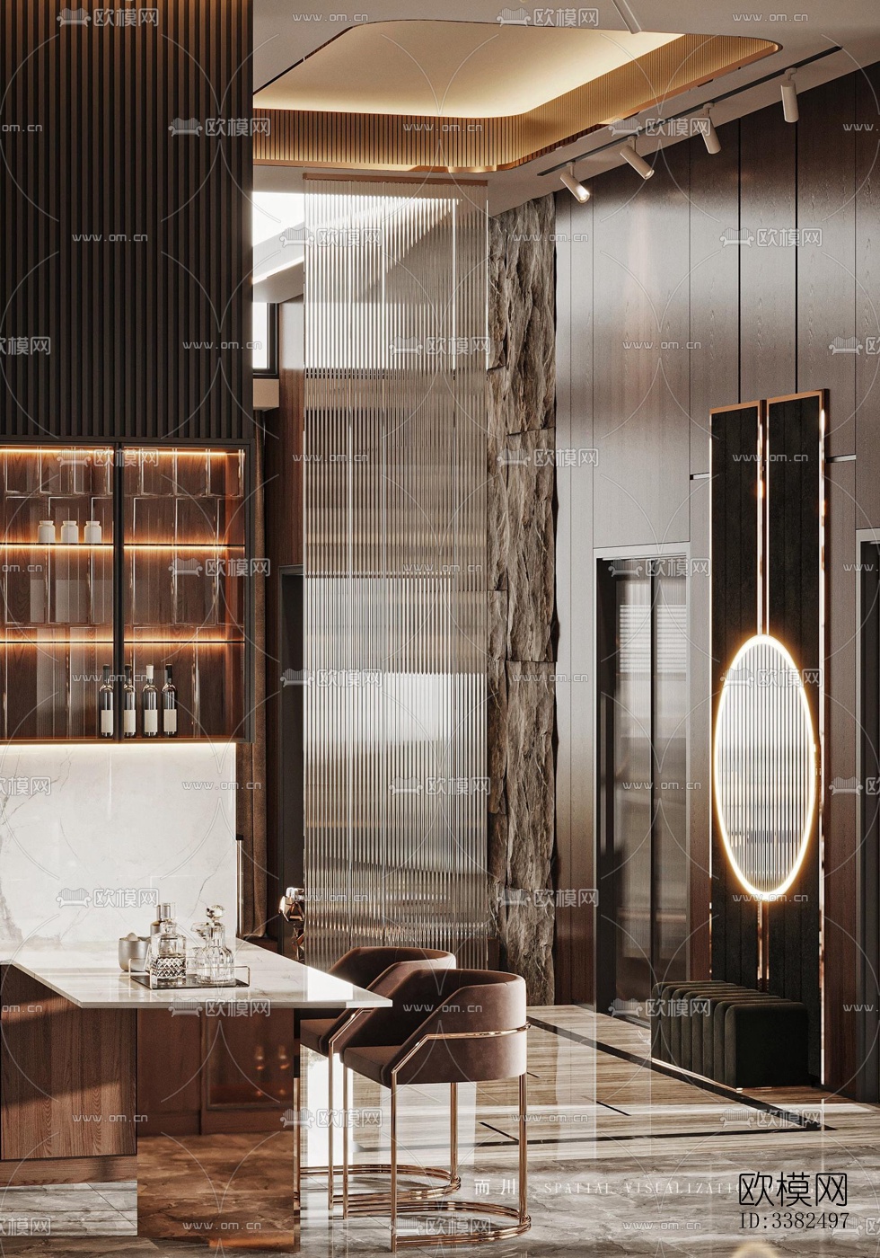 现代别墅效果图下载（渲染图7）