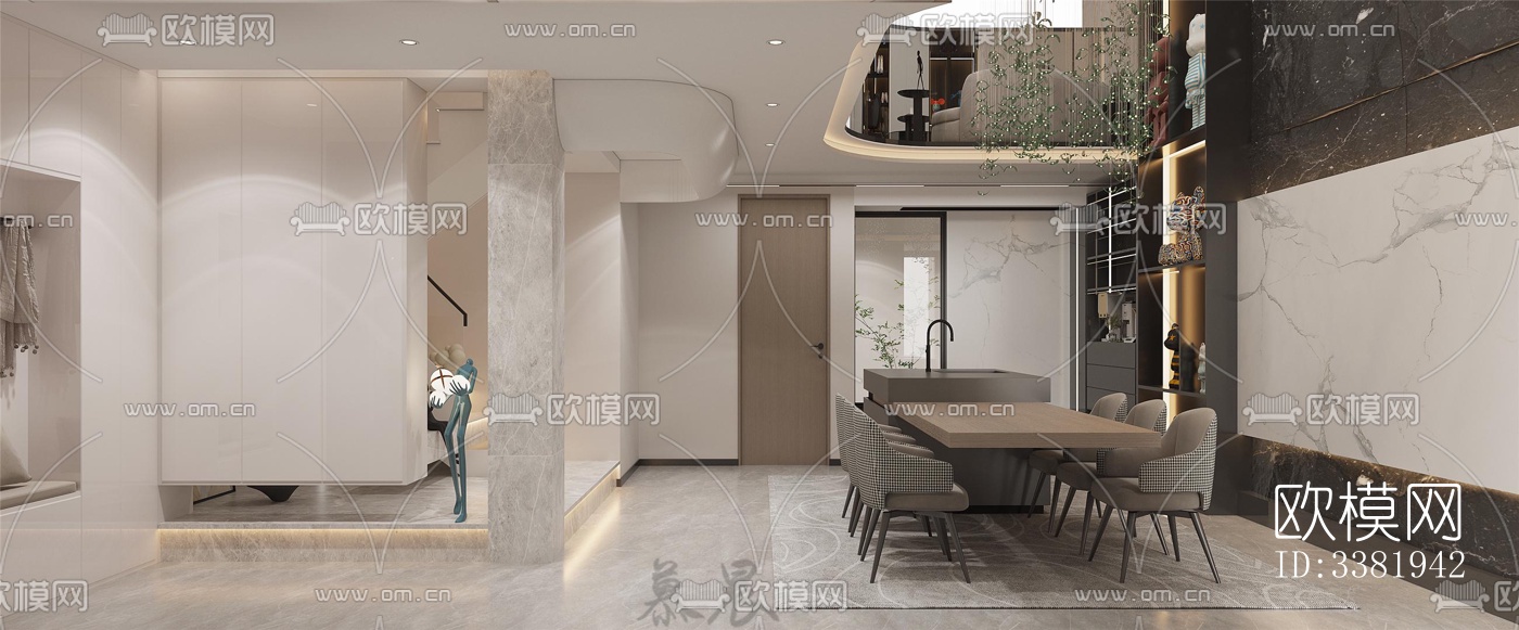 现代别墅效果图下载（渲染图2）