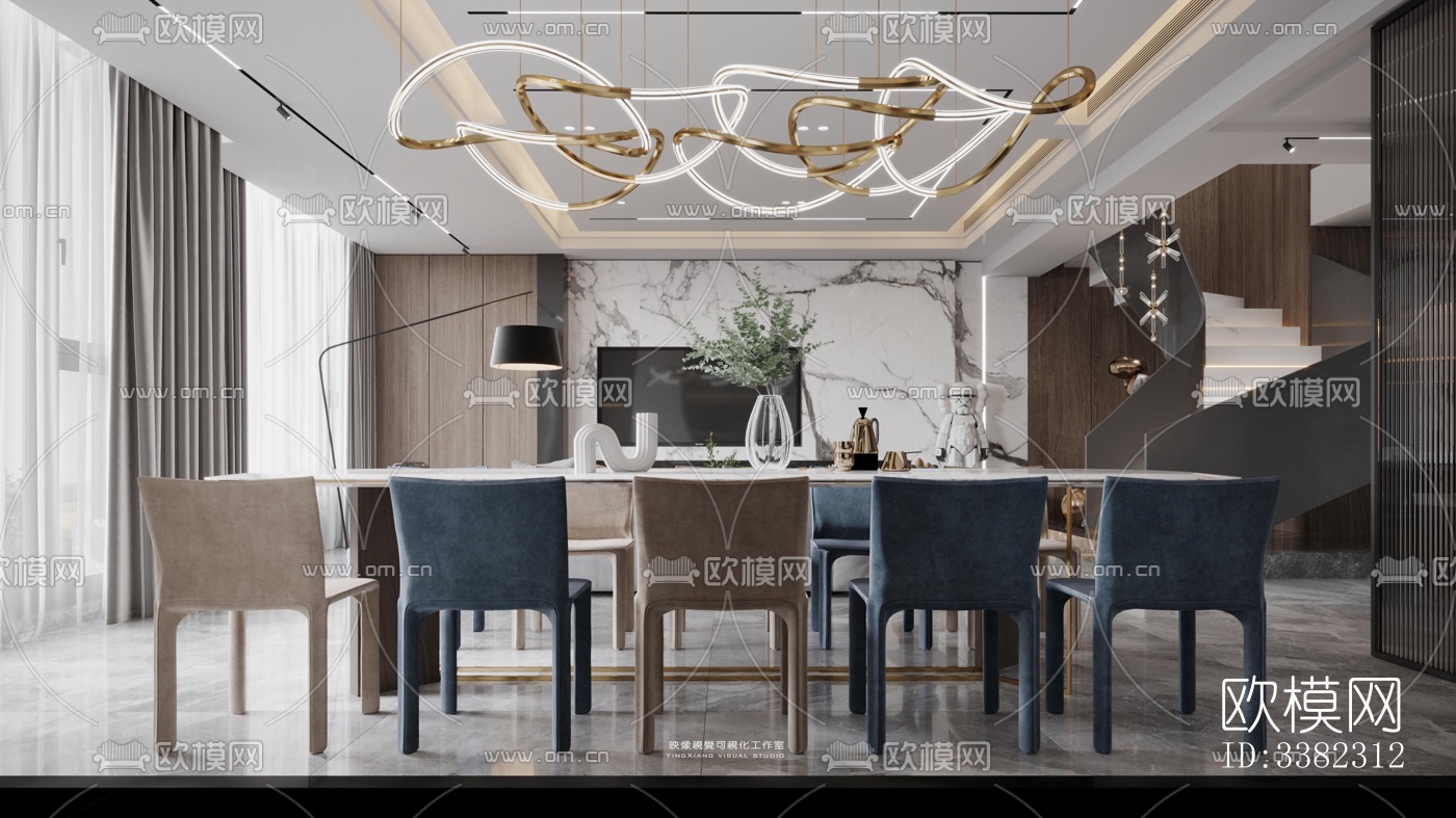 现代别墅效果图下载（渲染图3）