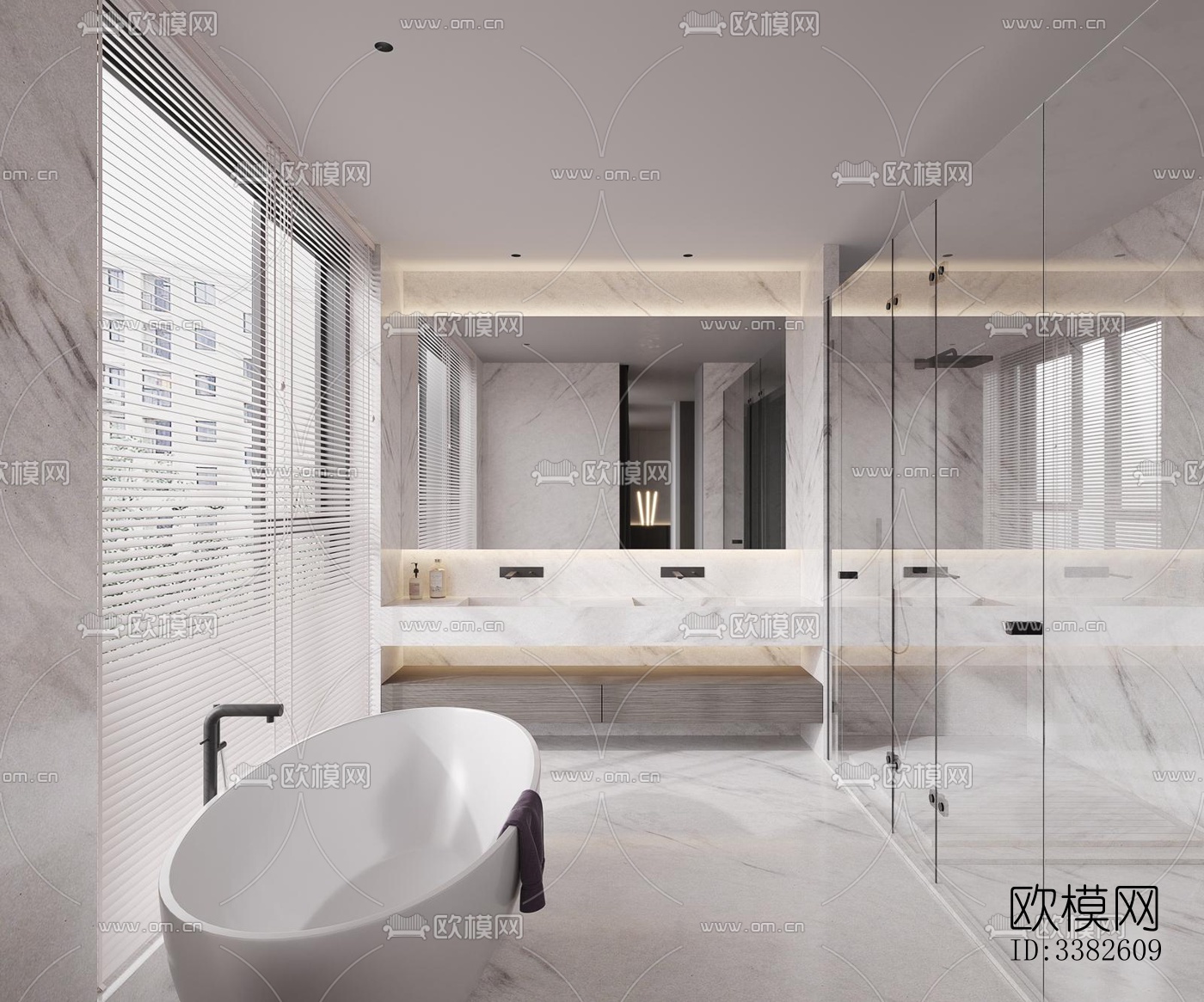 现代别墅效果图下载（渲染图12）