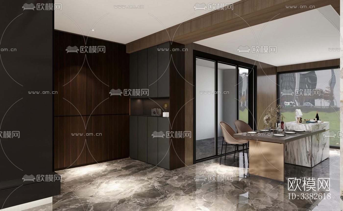 现代别墅效果图下载（渲染图7）