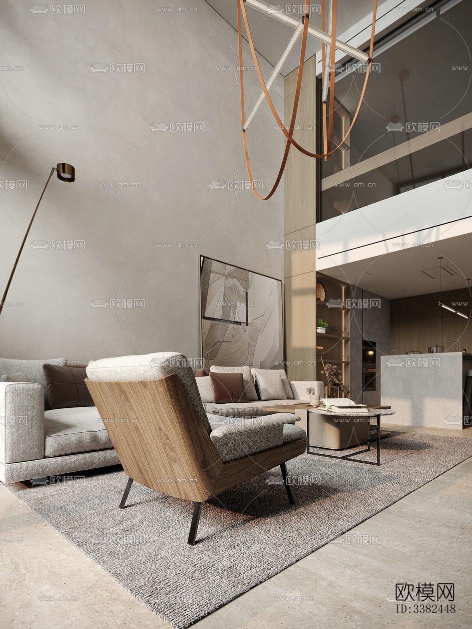 现代别墅效果图下载（渲染图9）