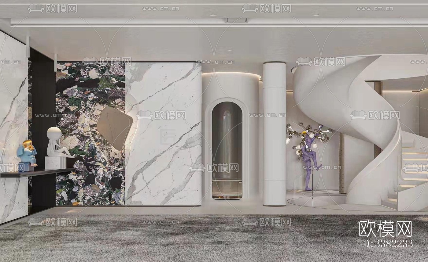 现代别墅效果图下载（渲染图3）