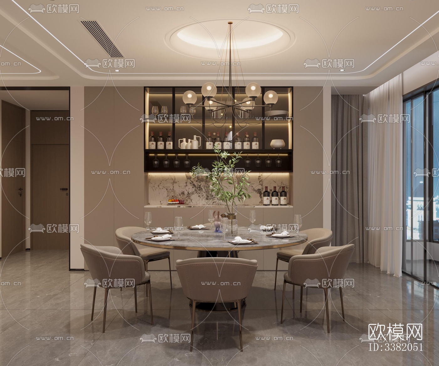 现代别墅效果图下载（渲染图5）