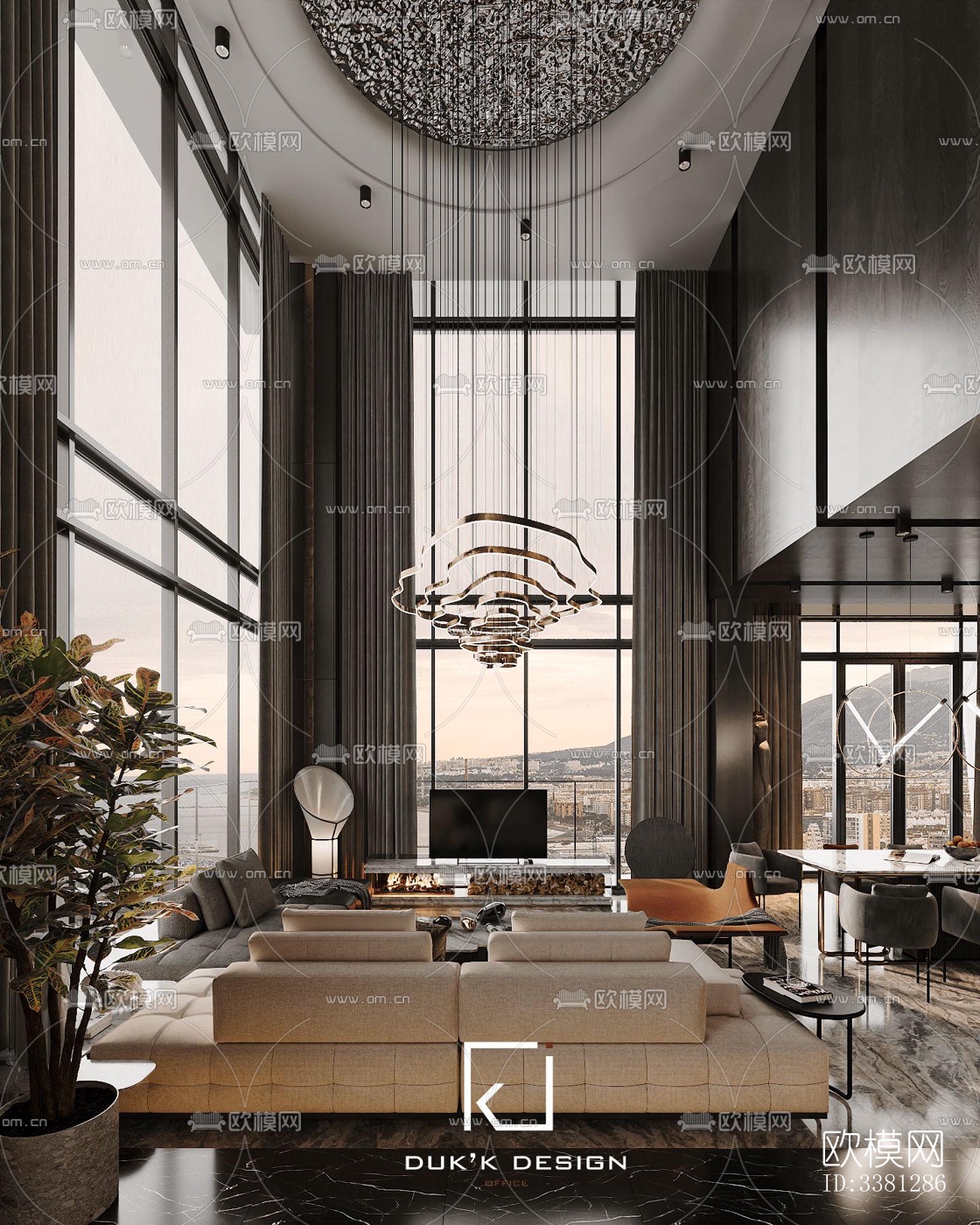 现代别墅效果图下载（渲染图6）