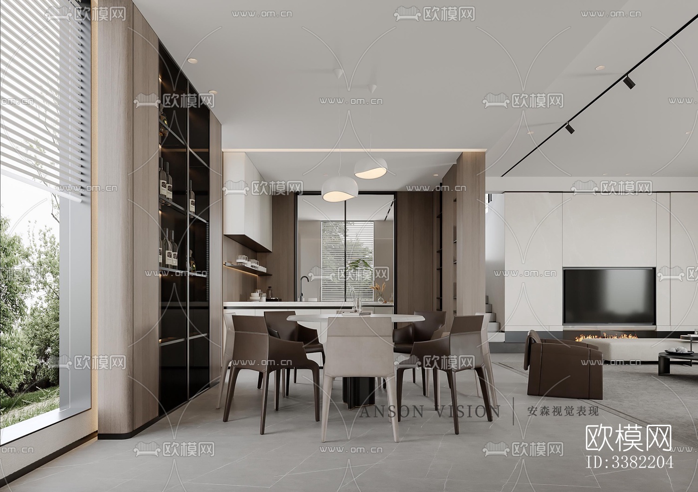 现代别墅效果图下载（渲染图14）