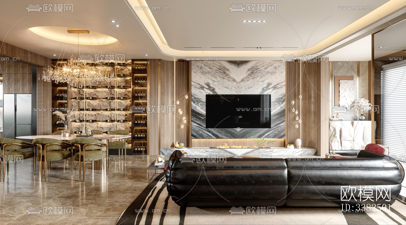 现代别墅效果图下载（渲染图14）