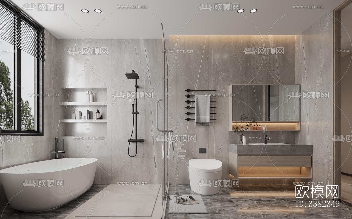 现代别墅效果图下载（渲染图4）