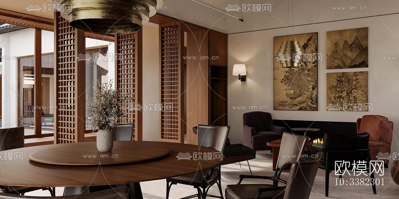 现代别墅效果图下载（渲染图13）