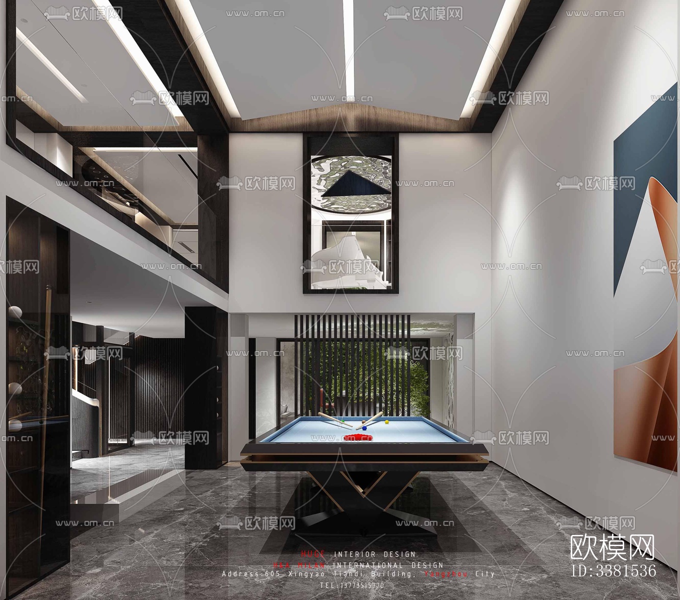 现代别墅效果图下载（渲染图13）