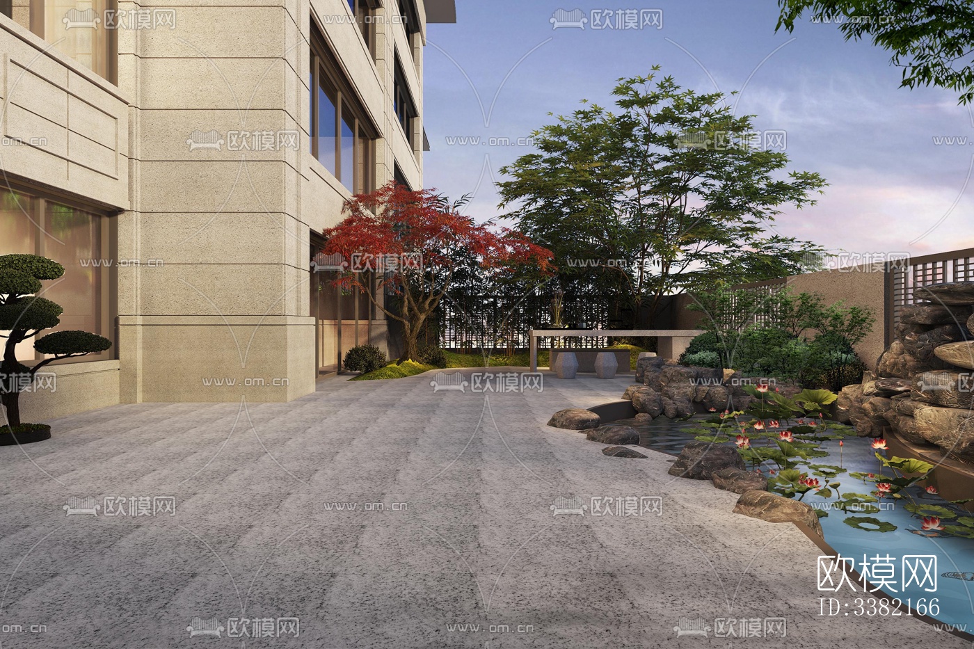 现代别墅效果图下载（渲染图10）