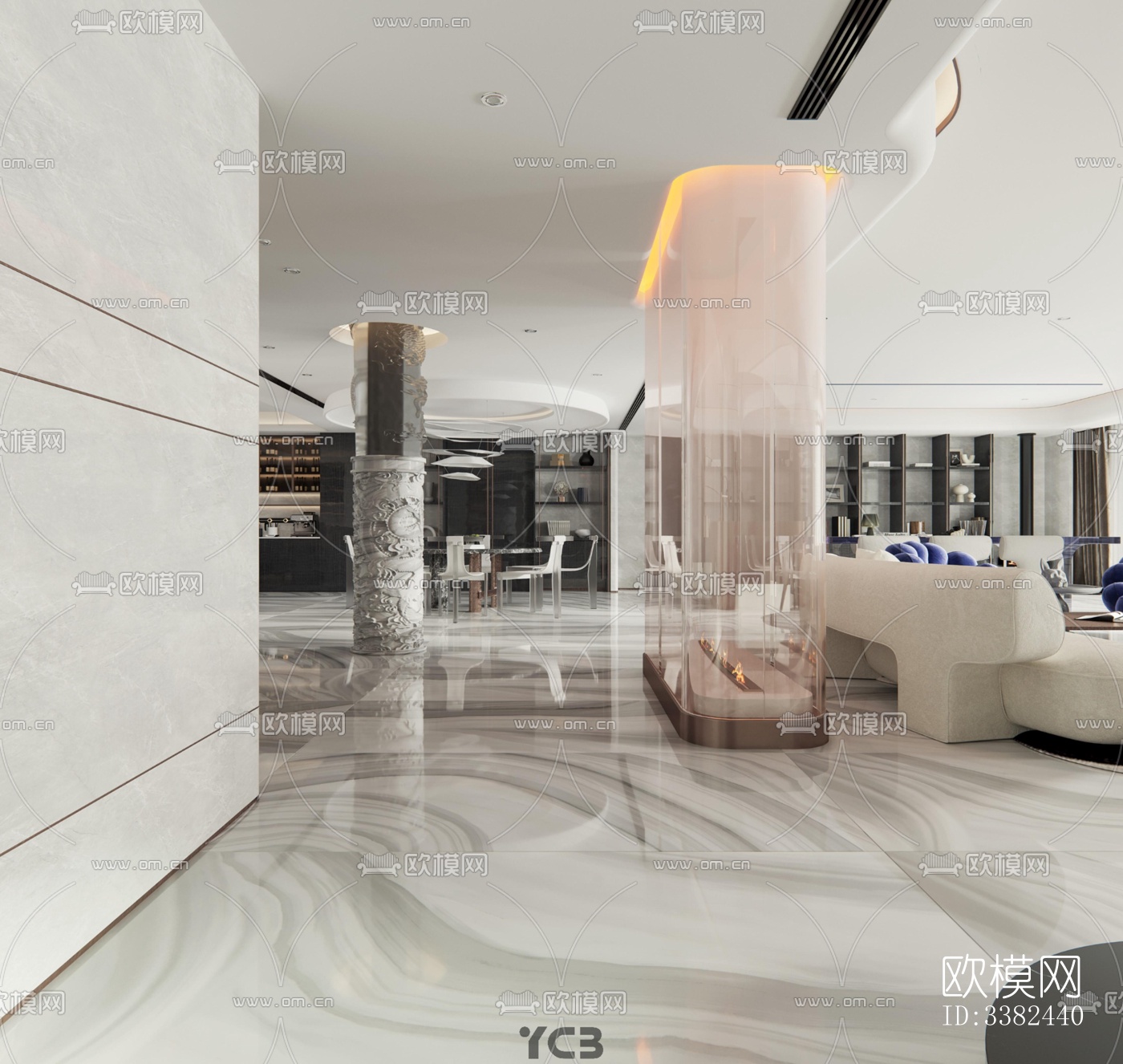 现代别墅效果图下载（渲染图9）