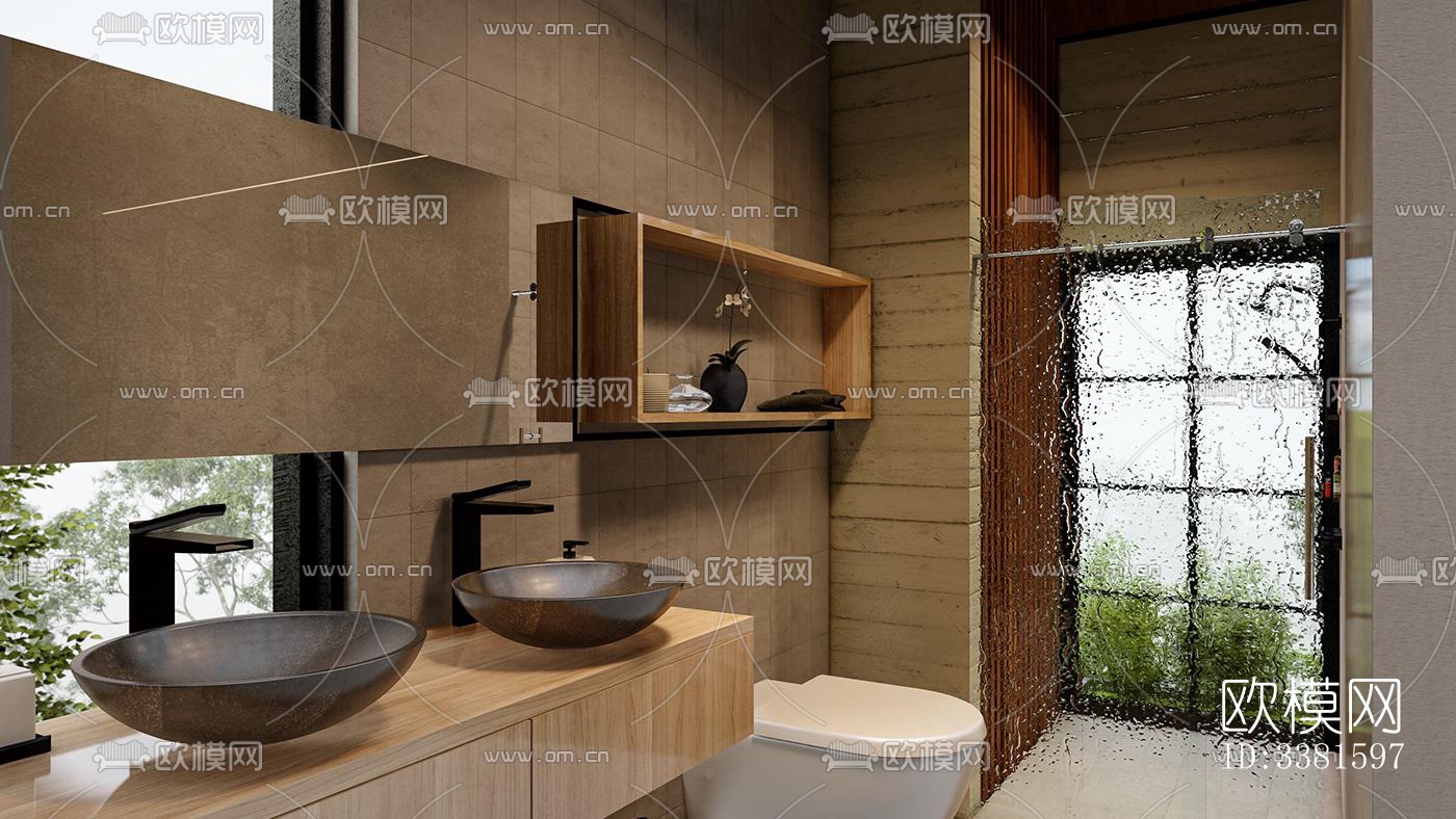 现代别墅效果图下载（渲染图15）