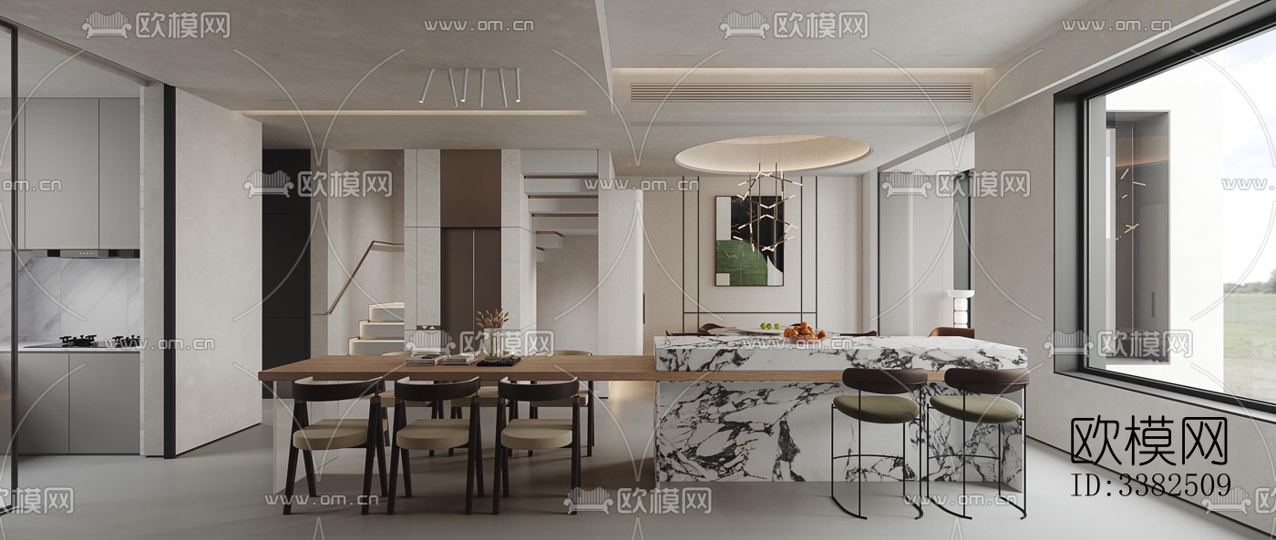 现代别墅效果图下载（渲染图12）