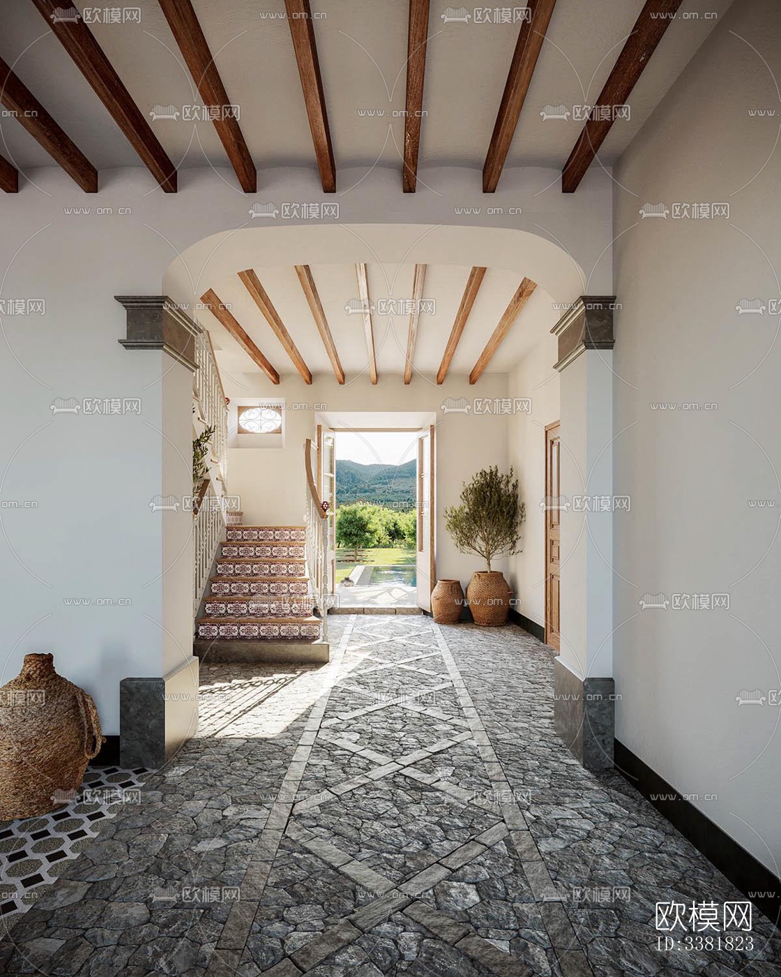 现代别墅效果图下载（渲染图9）