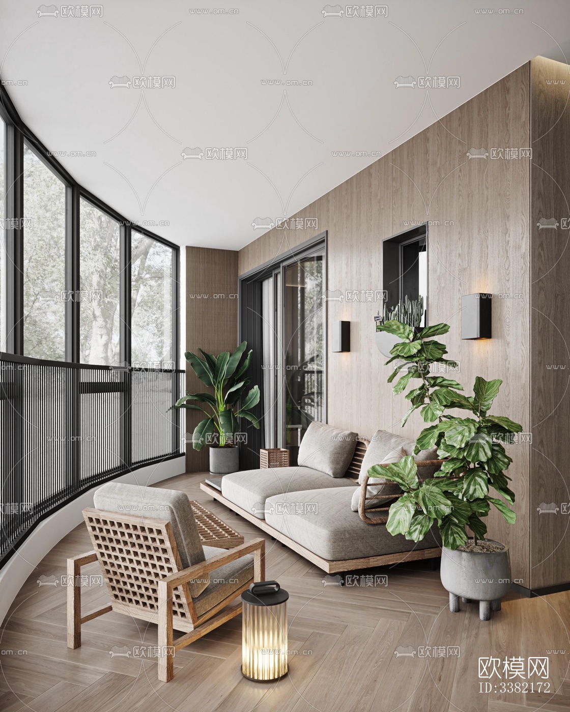 现代别墅效果图下载（渲染图15）